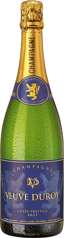 Champagne Veuve Duroy Cuvée Prestige Brut Blanc