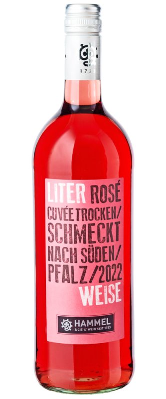 18er Set Hammel Literweise Cuvée Rosé trocken 1 Liter 2023 - Versandkostenfrei!