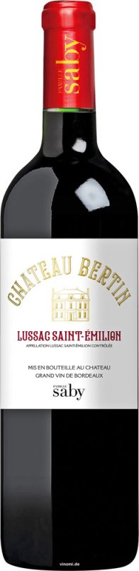 Château Bertin Lussac Saint Emilion 2020