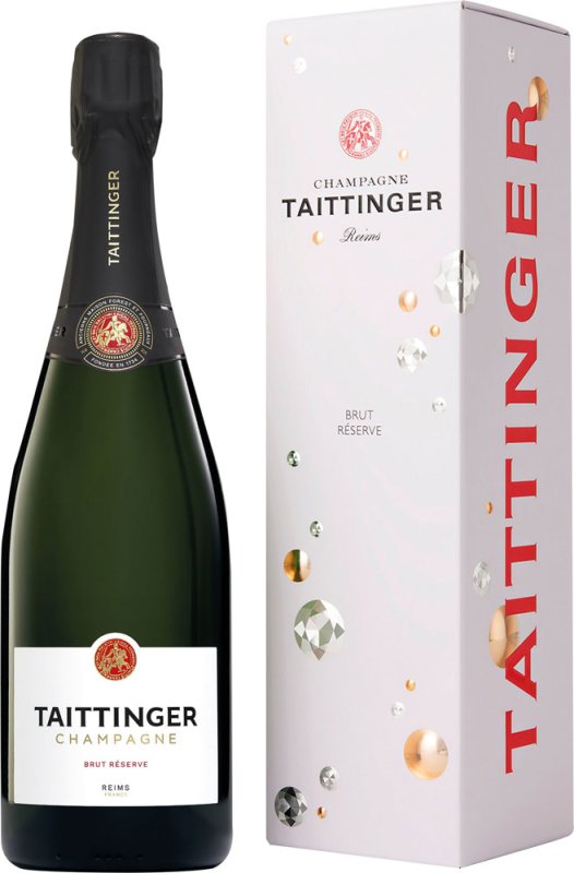 Champagne Taittinger Brut Reserve in Geschenkverpackung