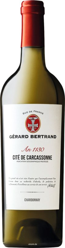 Gerard Bertrand Chardonnay An 1130 Cite de Carcassonne Blanc