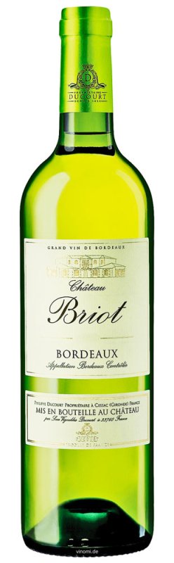 Vignobles Ducourt Château Briot Blanc