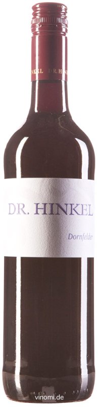 Dr. Hinkel Framersheimer Dornfelder Rotwein mild