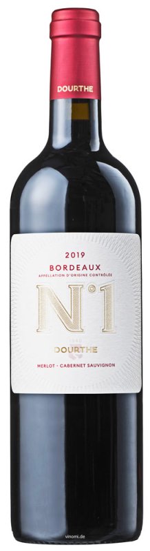 12er Set Dourthe No 1 Bordeaux 2019 - Versandkostenfrei!