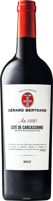 12er Set Gérard Bertrand An Heritage 1130 Cité de Carcassonne Merlot 2023 - V...